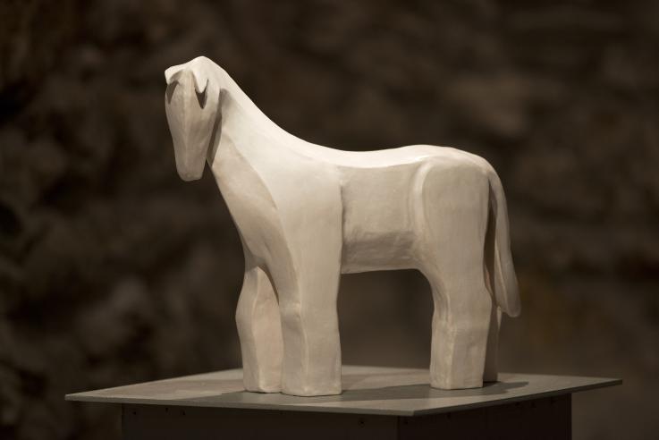 cheval porcelaine sigillée